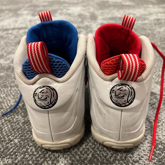 Nike Foamposite Little Posite One USA Moon GS Size 5.5Y - Picture 4 of 6